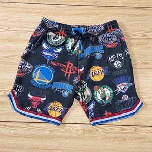 Nike Kids NBA Logo Shorts - Black Multi